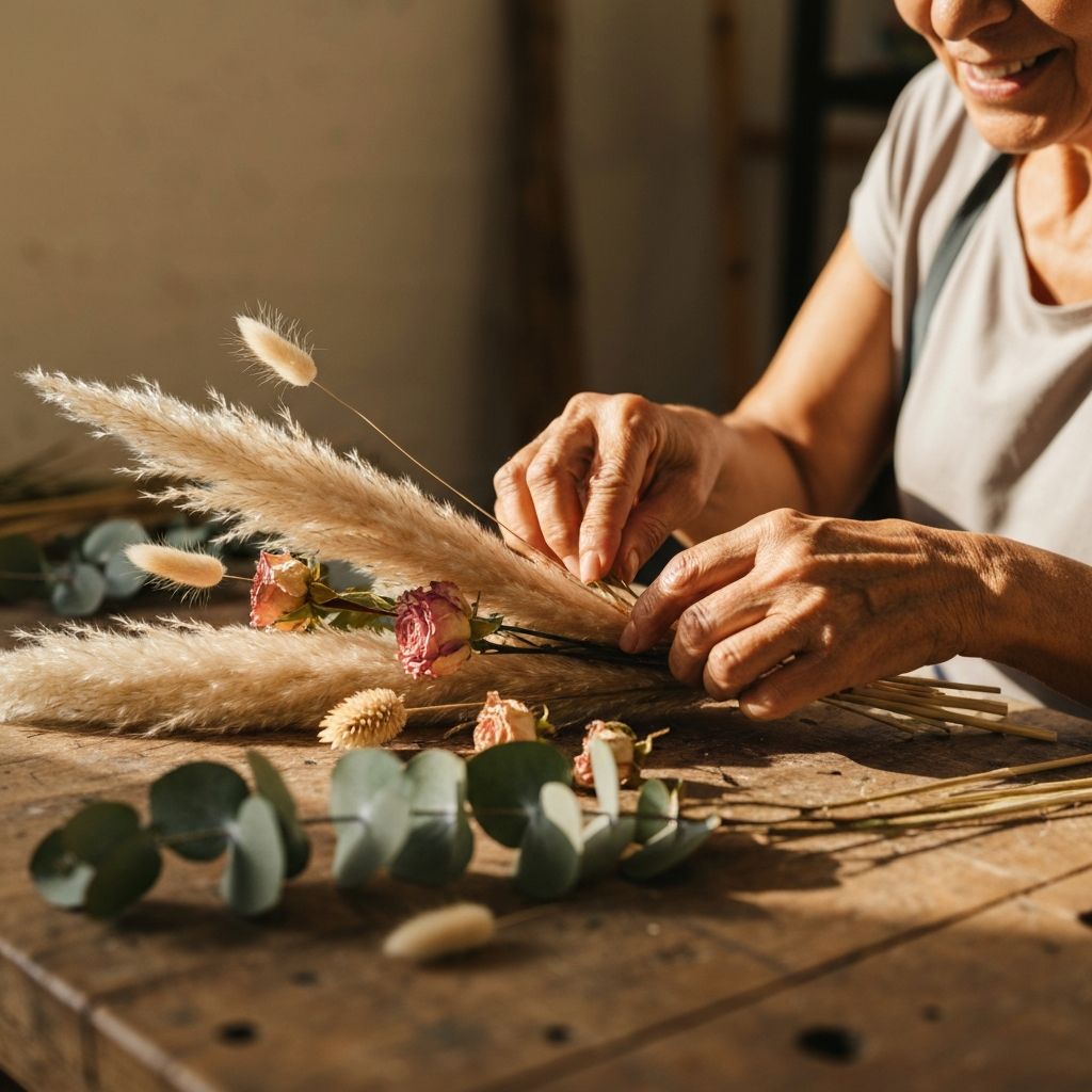 Floral arrangement process
